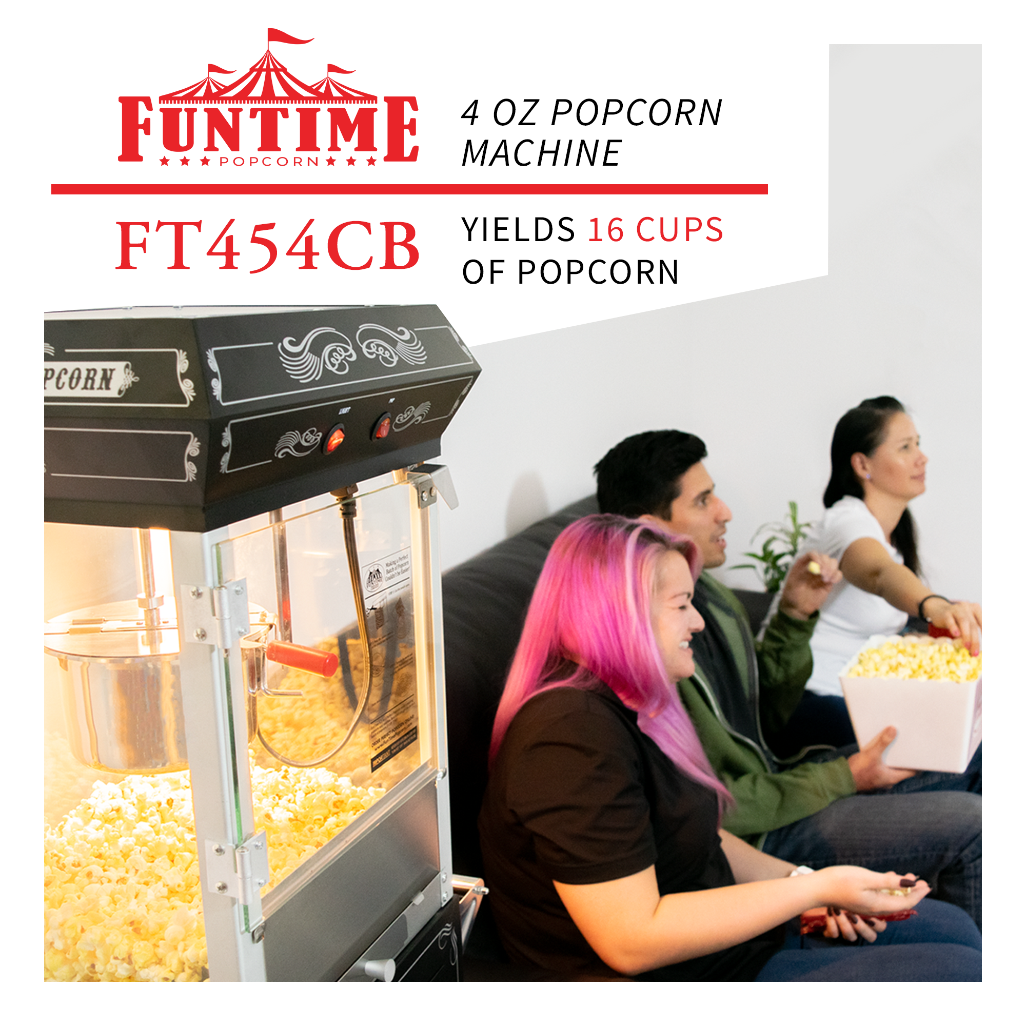 FixtureDisplays 15914 Mini Popcorn Machine Carriage Shape Hot Sell