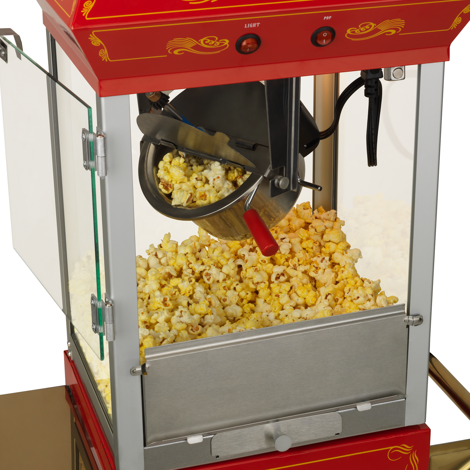 New Small Electric Popcorn Machine Mini Automatic Carnival Popcorn Machine  Household Corn Making Machine DIY Corn Popper