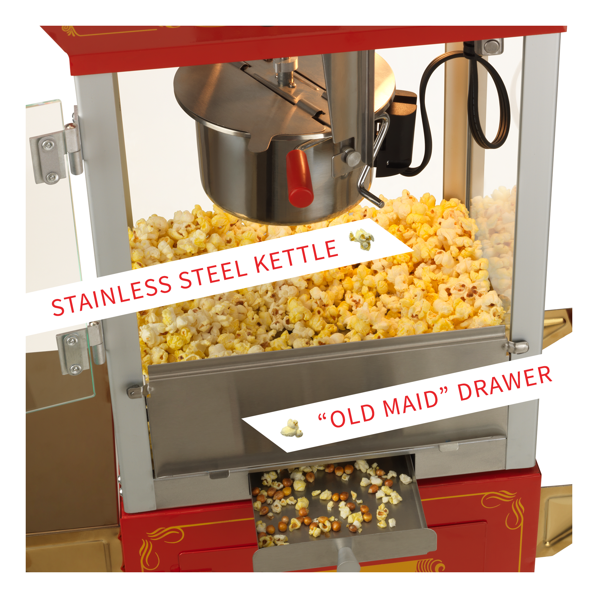Popcorn Maker Machine Automatic Small Heating Corn Puffer - Temu