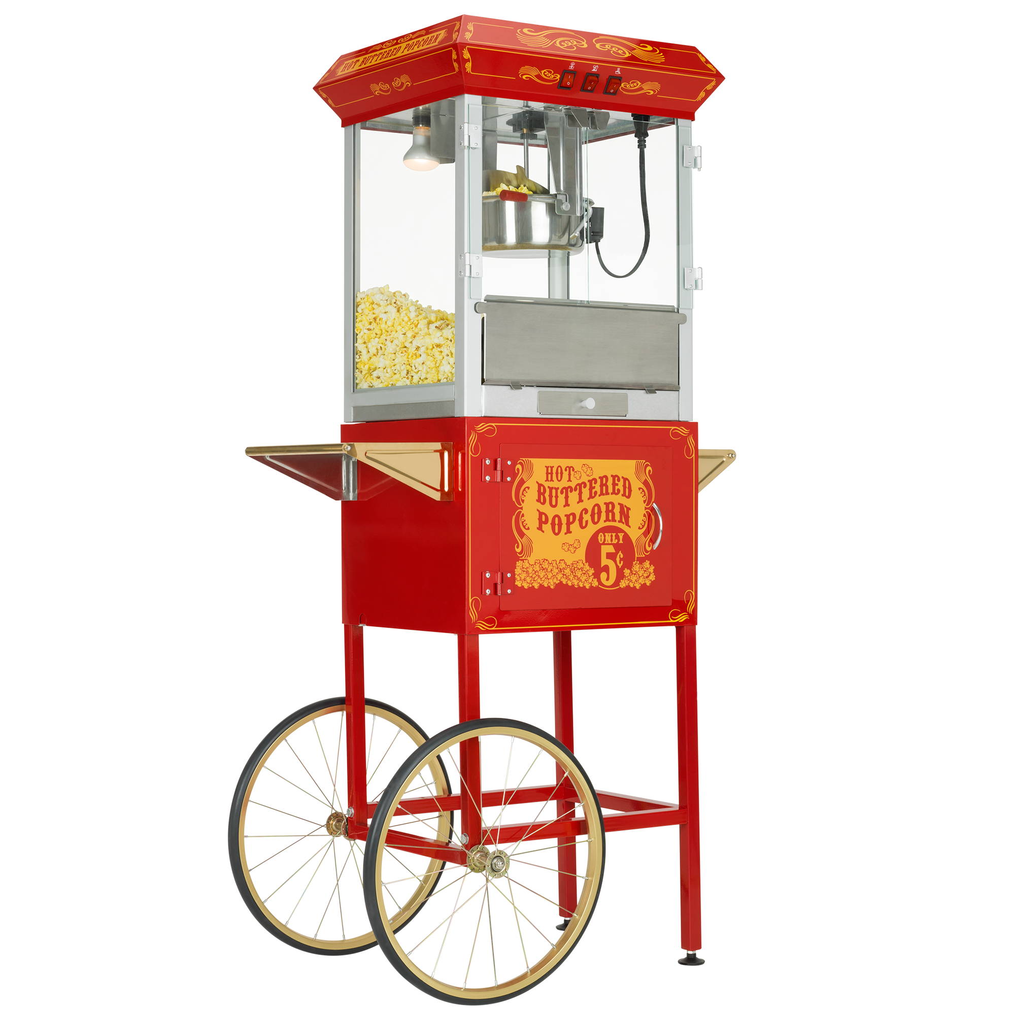 Cart Popcorn Machines at